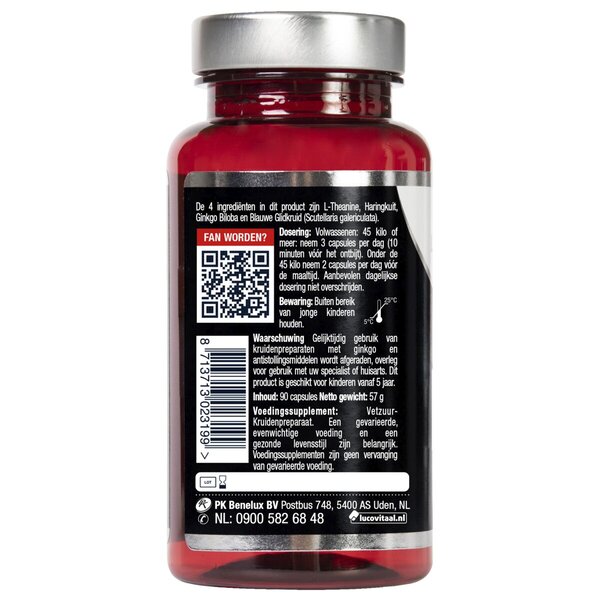 Capsule Lucovitaal L-Teanină Omega 3 90 bucăți