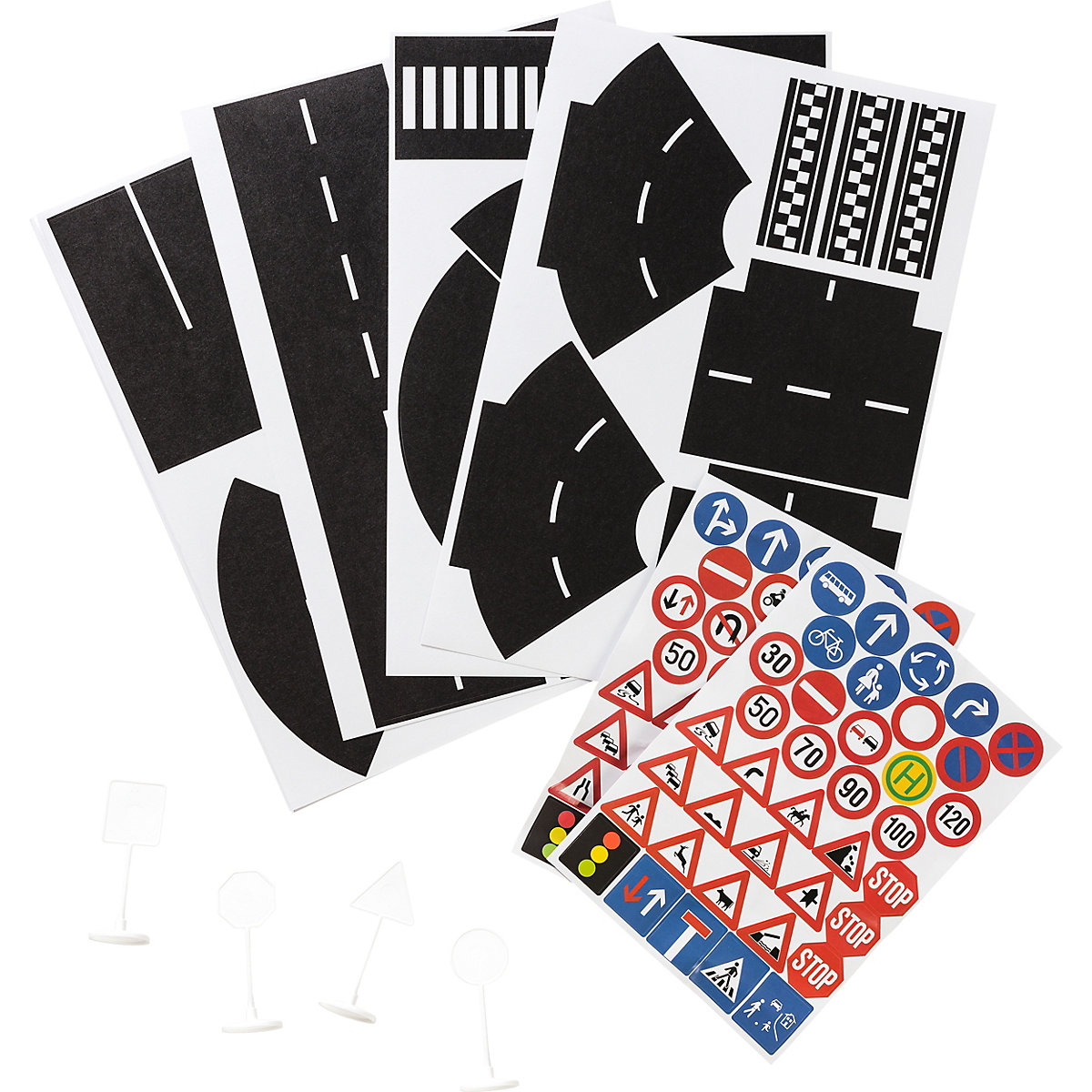 Playbox Klebestraße mit Schilder als Set