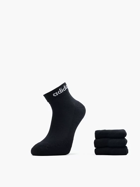 adidas Essentials Linear 3er Pack Ankle Socken