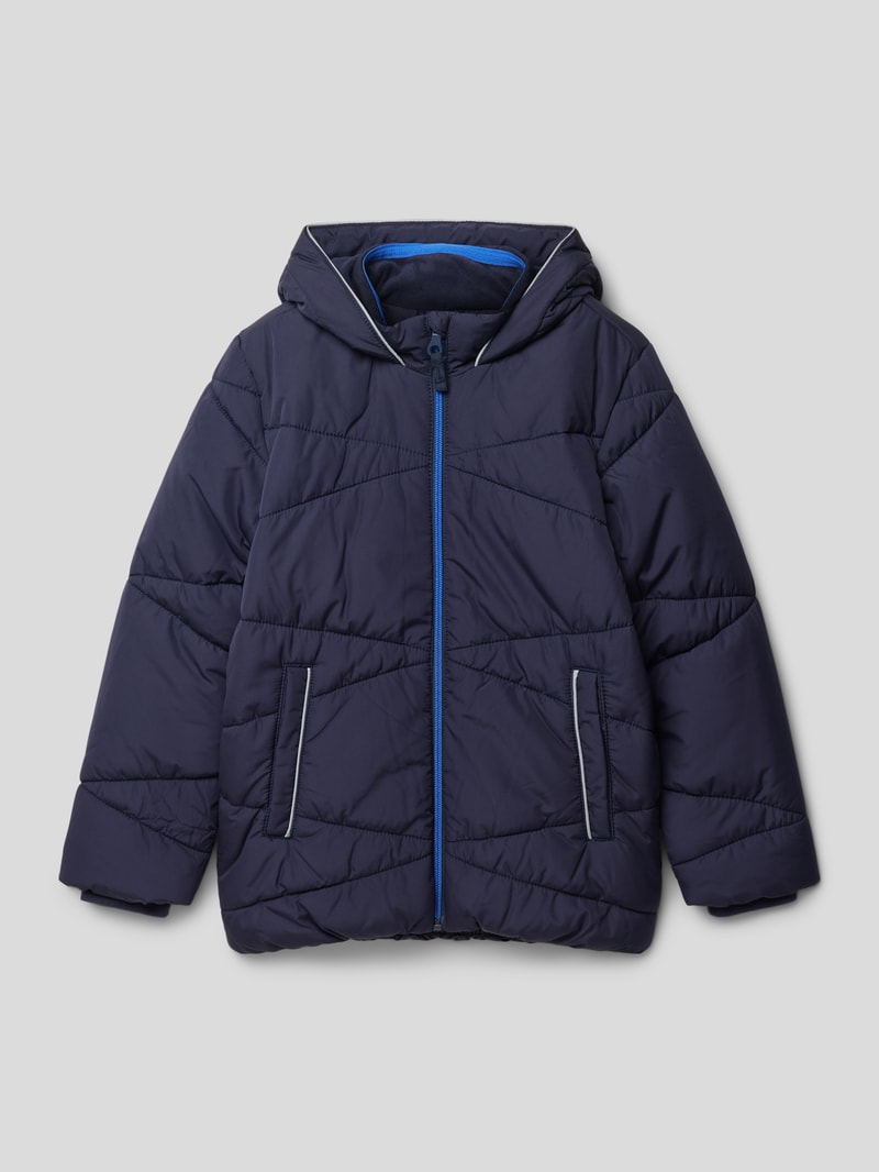 Jacke mit Reißverschluss in marineblau