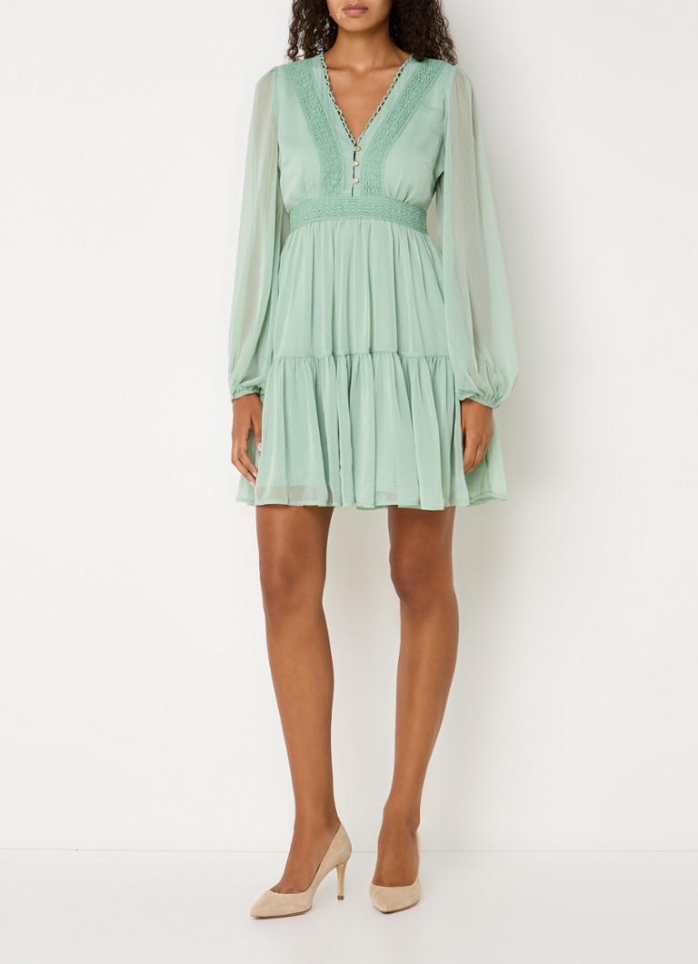 Vestido túnica NIKKIE Jade con detalles de encaje