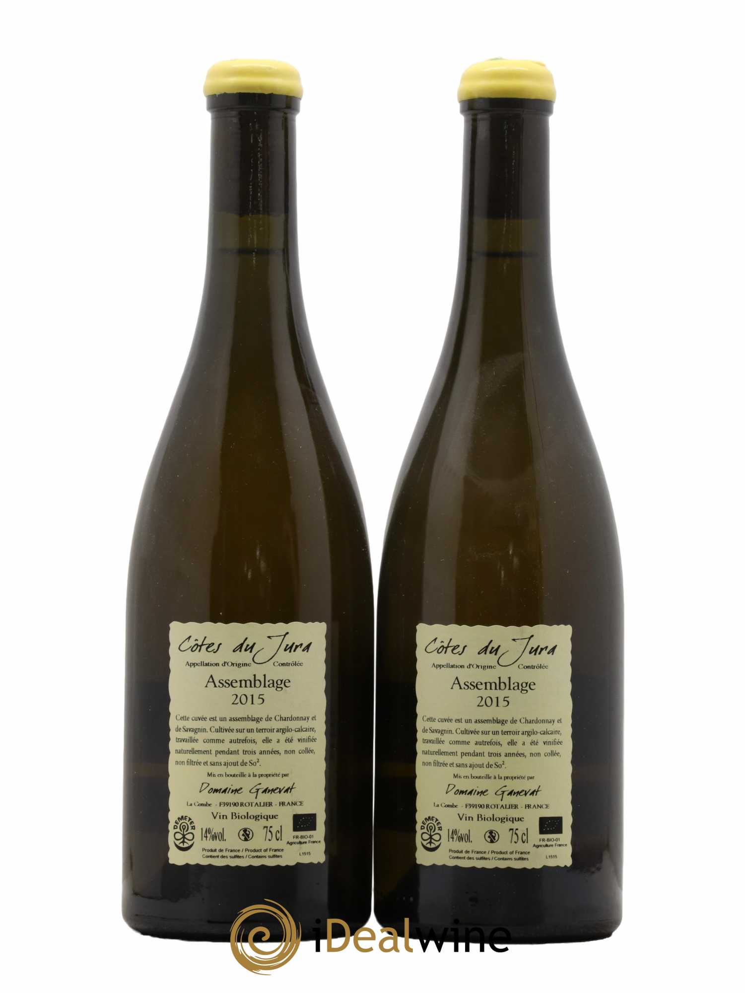 Côtes du Jura Cuvée Orégane Jean-François Ganevat (Domaine)  2015 - Lot de 2 Bouteilles