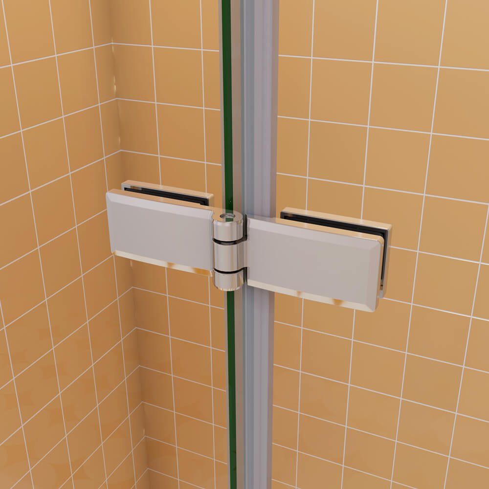 duschspa Badewannenaufsatz 6mm Nano Glas Badewannenaufsatz Faltwand Duschwand auf Badewanne, Einscheibensicherheitsglas, Sicherheitsglas, (Set), Glas, Duschwand erhältlich 3 verschiedenen Breiten