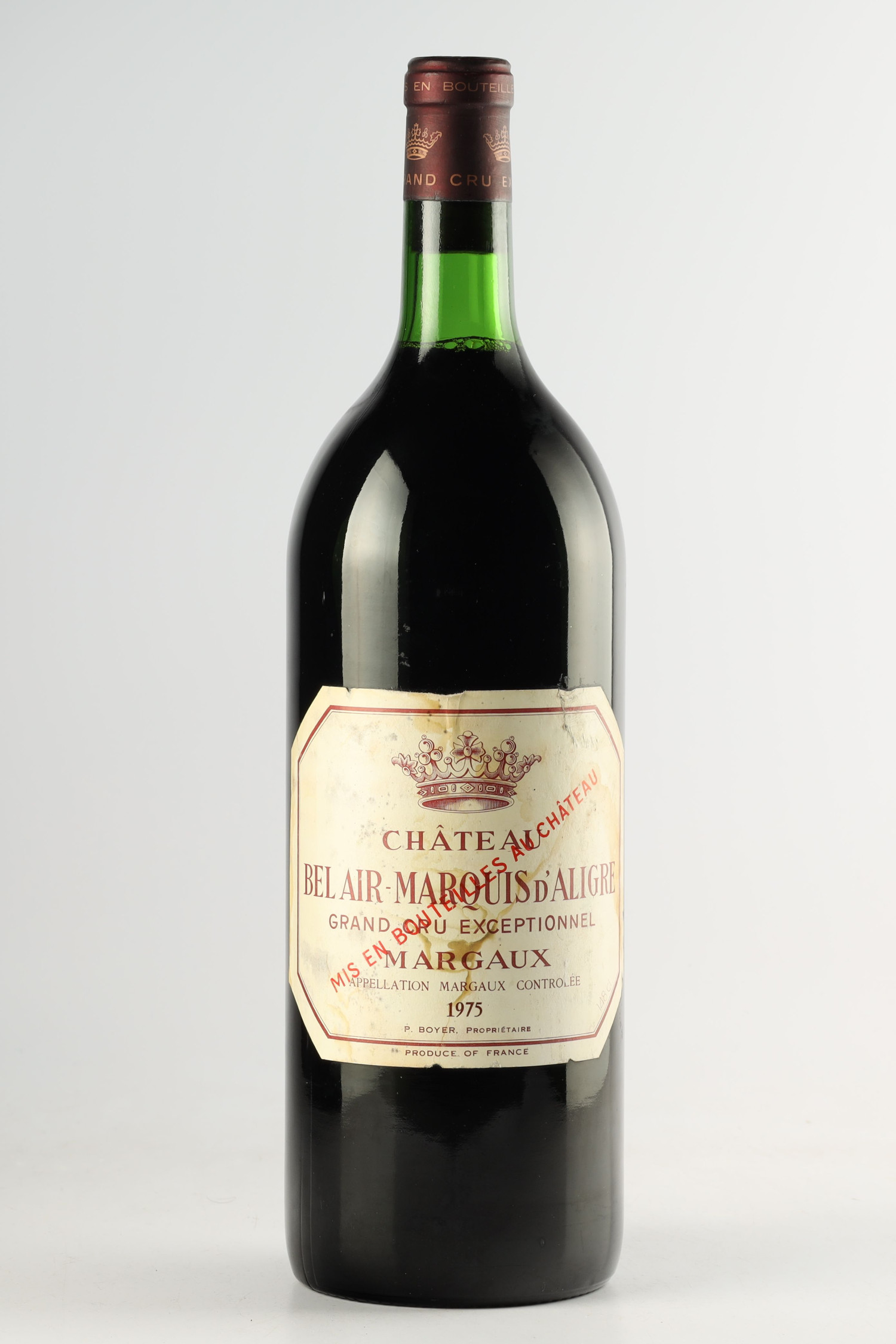 Château Bel Air Marquis D'aligre Magnum 1975, Margaux