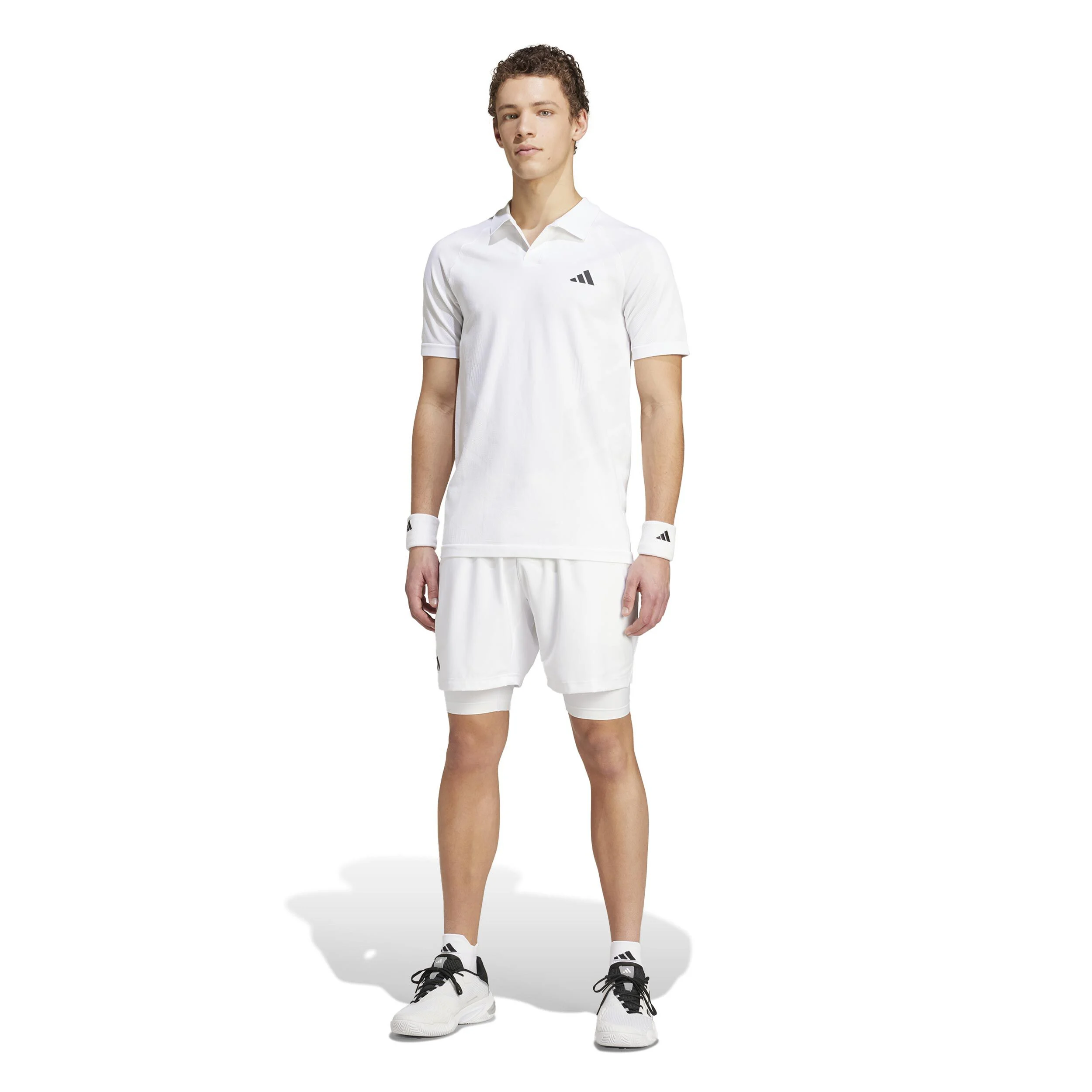 Seamless Pro Polo Herren - Weiß