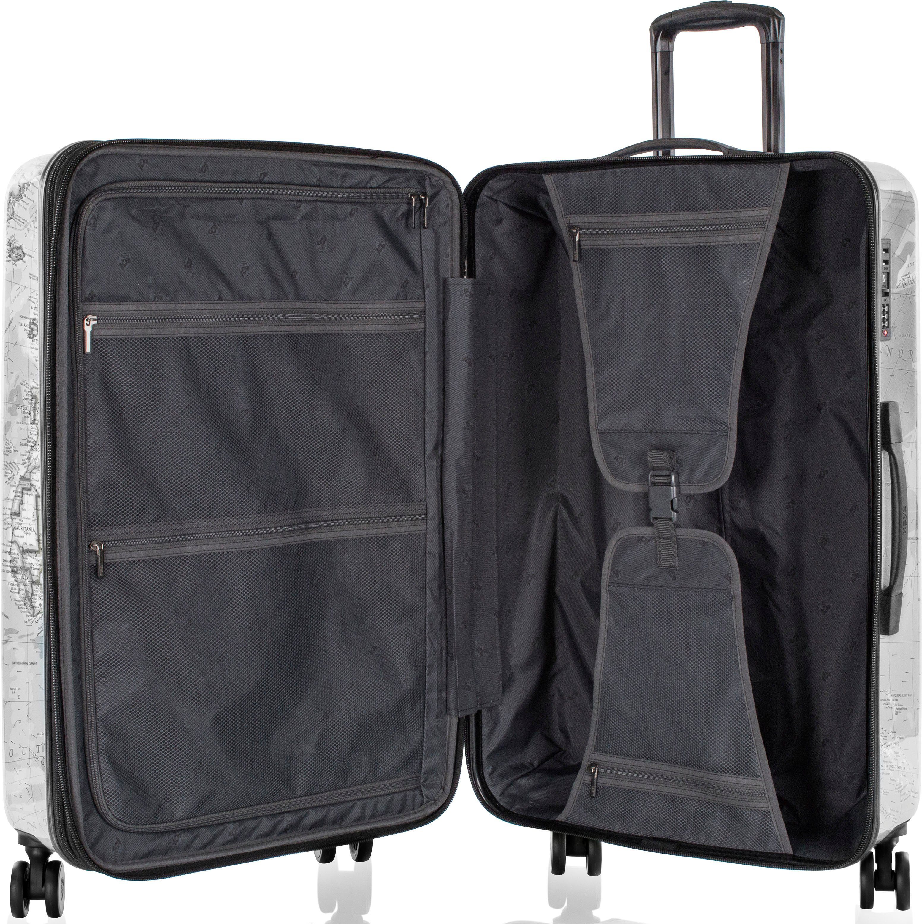 Heys Hartschalen-Trolley Journey 3G schwarz/weiß, 76 cm, 4 Rollen
