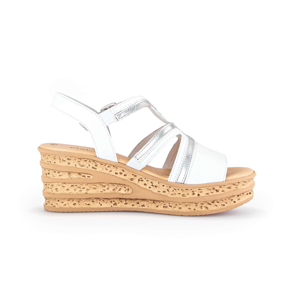 Gabor fashion Keilsandalette weiß