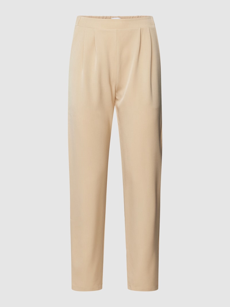 Hose mit seitlichen Eingrifftaschen Modell 'SOFJA' in beige