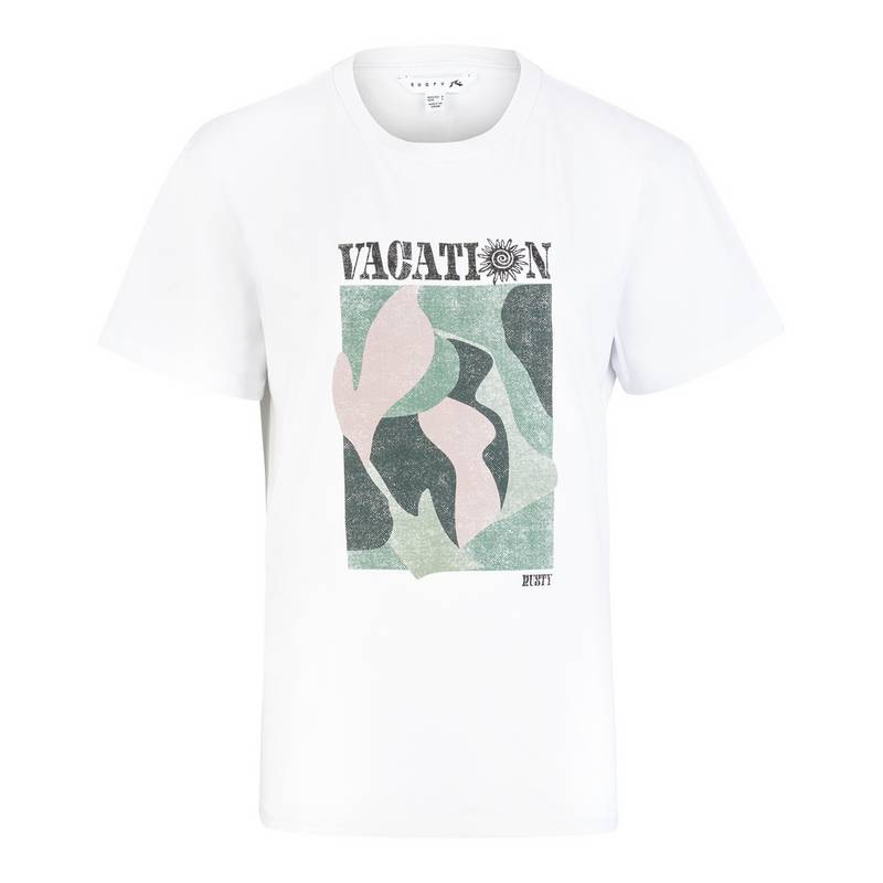 RUSTY VACATION RELAXED FIT TEE T-Shirt Damen