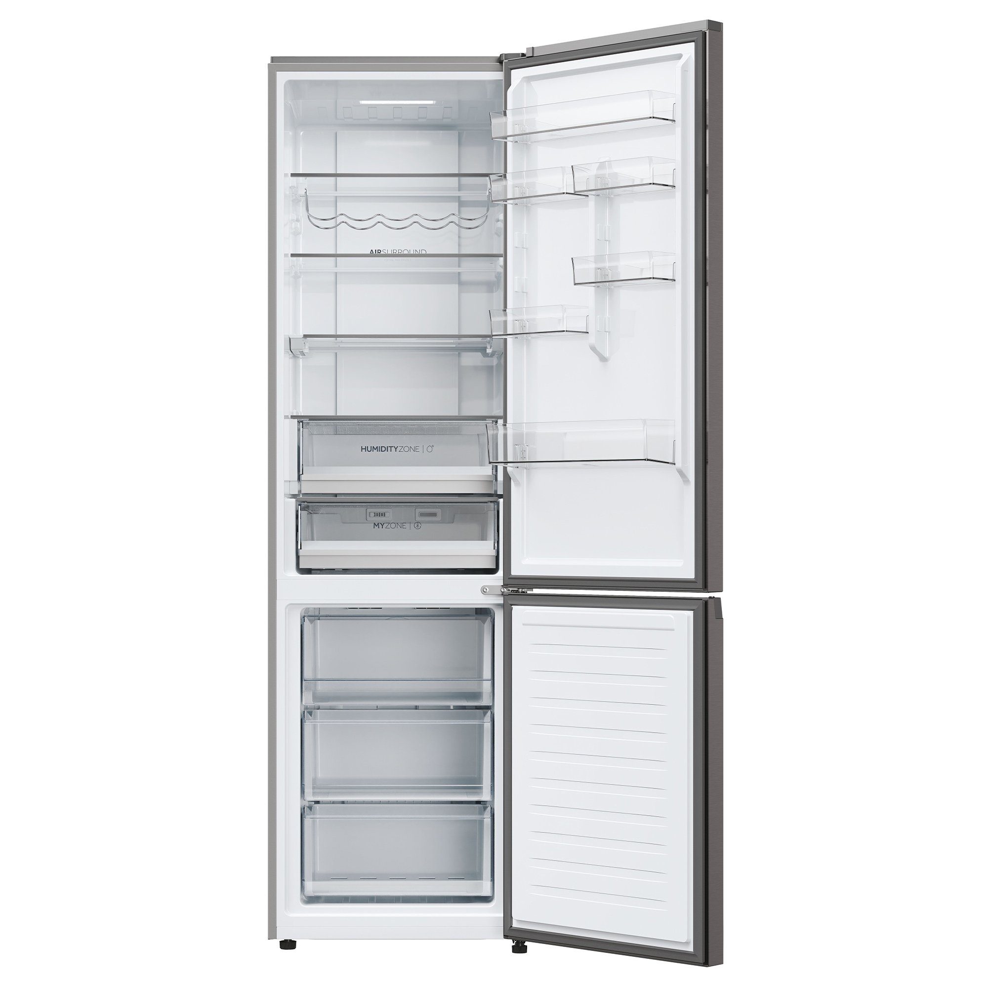 Haier Kühl-/Gefrierkombination HDPW5620ANPD, 205 cm hoch, 59.5 cm breit, Elektronische Temperaturregelung, My Zone Pro, WIFI connected