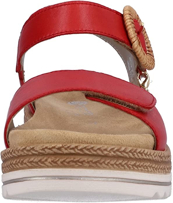 REMONTE Klassische Sandalen rot