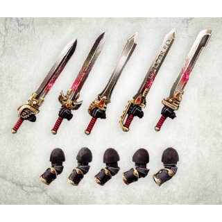 Seraphim Knights Crimson Swords - Left (5)