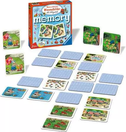 Meine schönsten Wimmelbilder memory® - Kinderspiel ab 2 Jahren