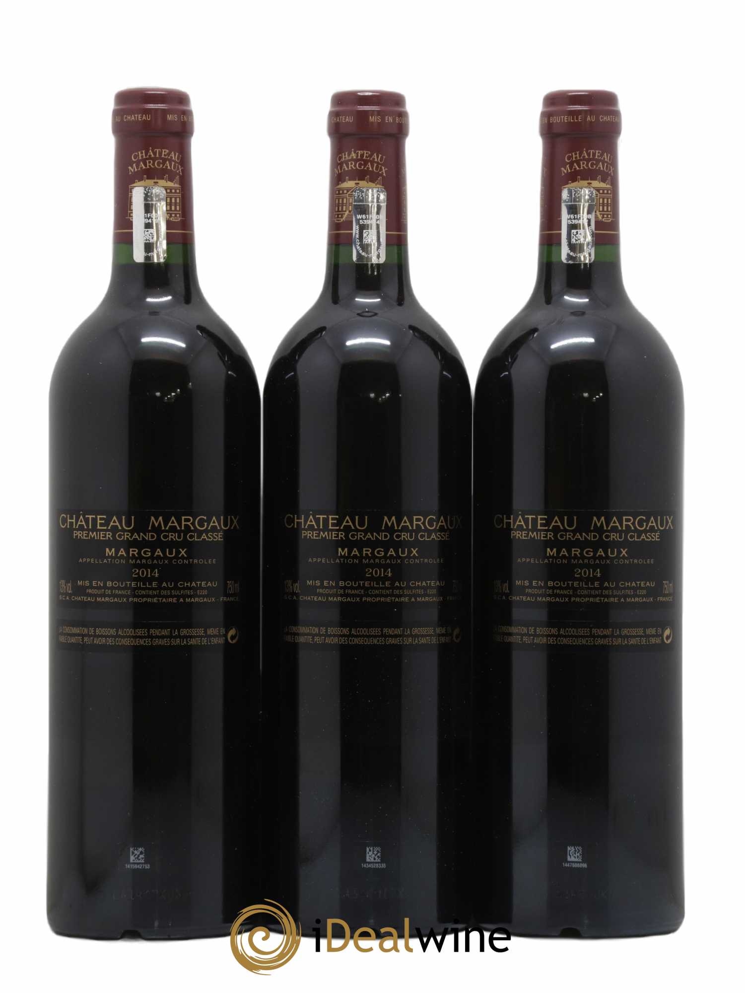 Château Margaux 1er Grand Cru Classé  2014 - Lot de 6 Bouteilles