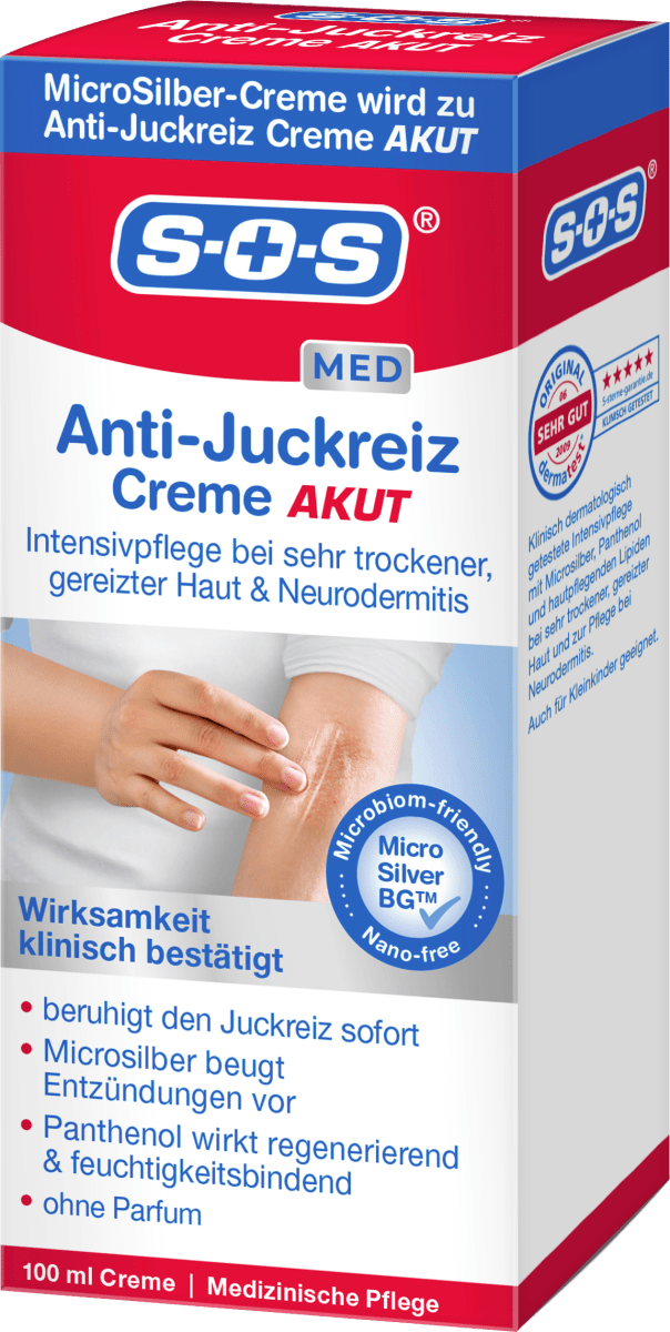 Pflegecreme Anti-Juckreiz Akut, 100 ml