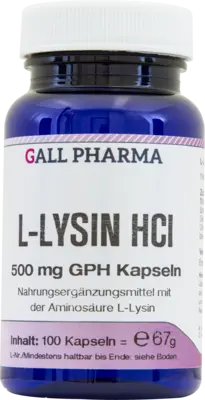 L-LYSIN 500 mg Kapseln  250 St  Kapseln