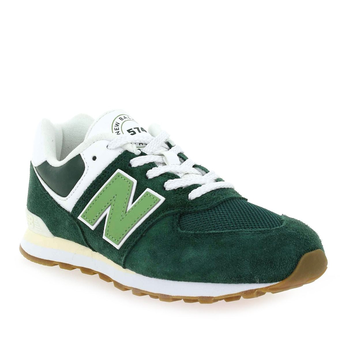 New Balance  574 LACET COUNTRY CLUB - Vert
