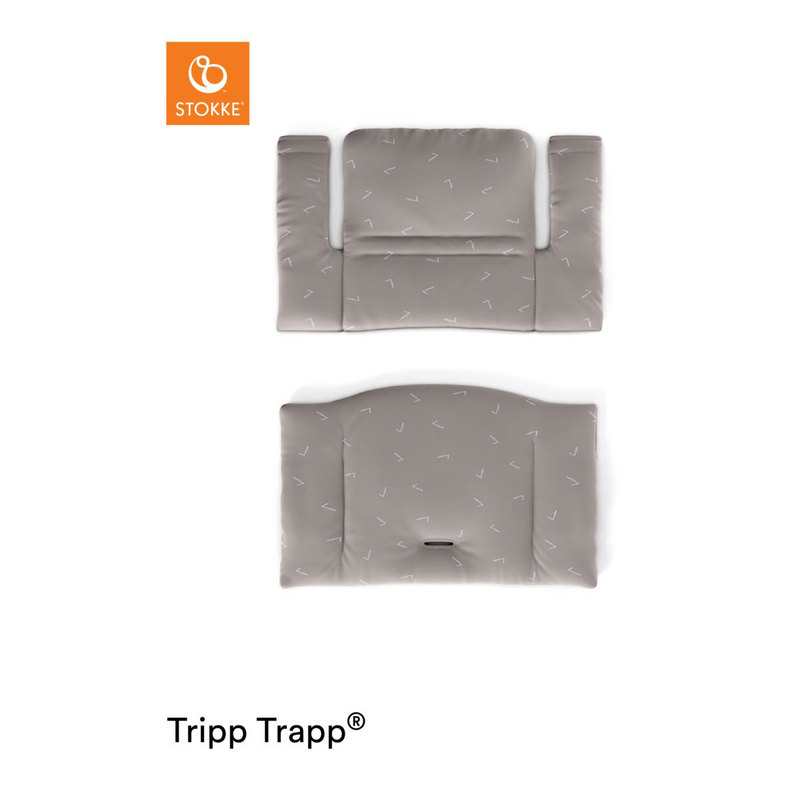 Coussin iconique gris pour chaise haute Tripp Trapp Stokke