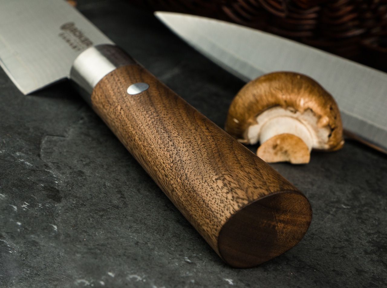 Damast Walnuss Santoku