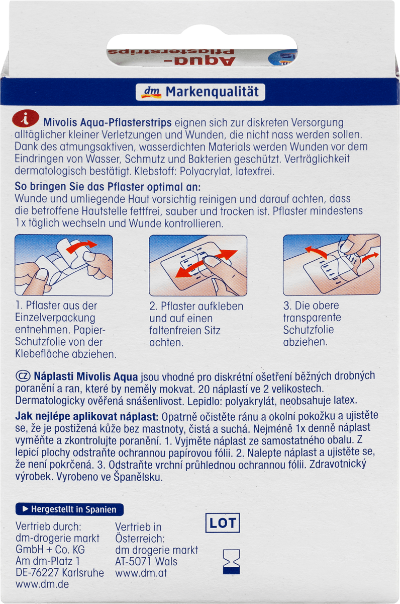 Aqua-Pflasterstrips, 20 St