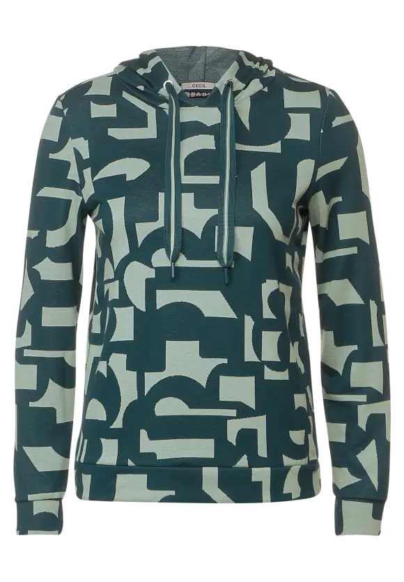 CECIL Kapuzenshirt mit Print
