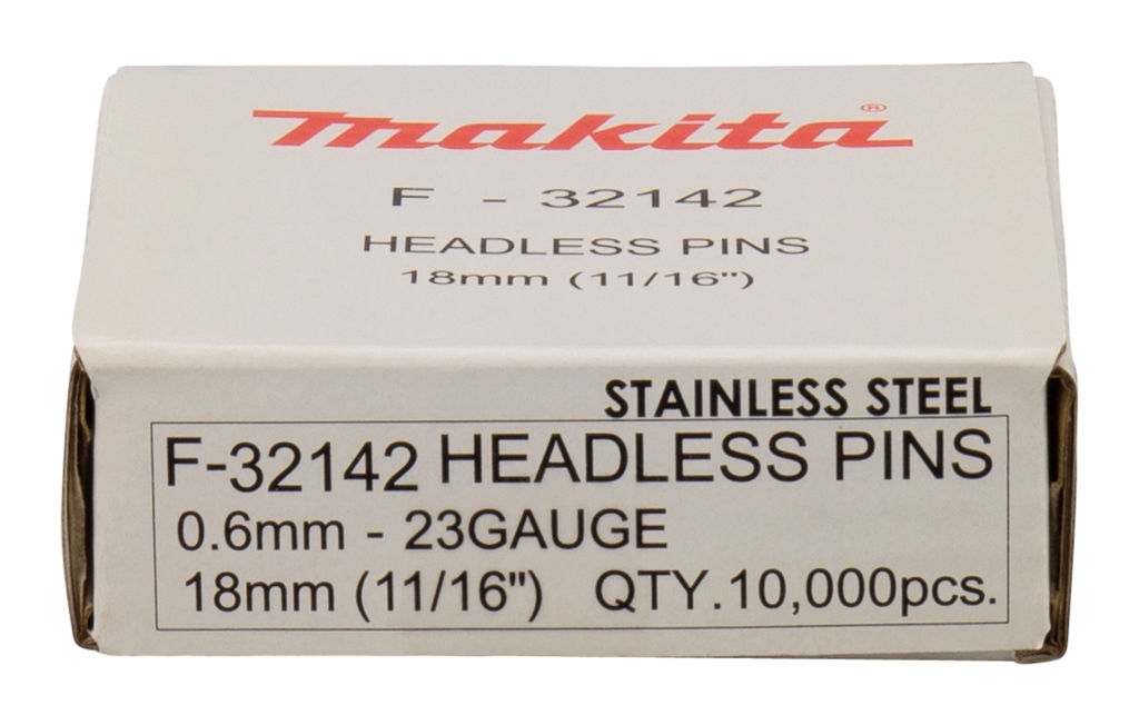 Makita pribor F-32142 plosnati klin od nehrđajućeg čelika 18 mm 10000 kom.