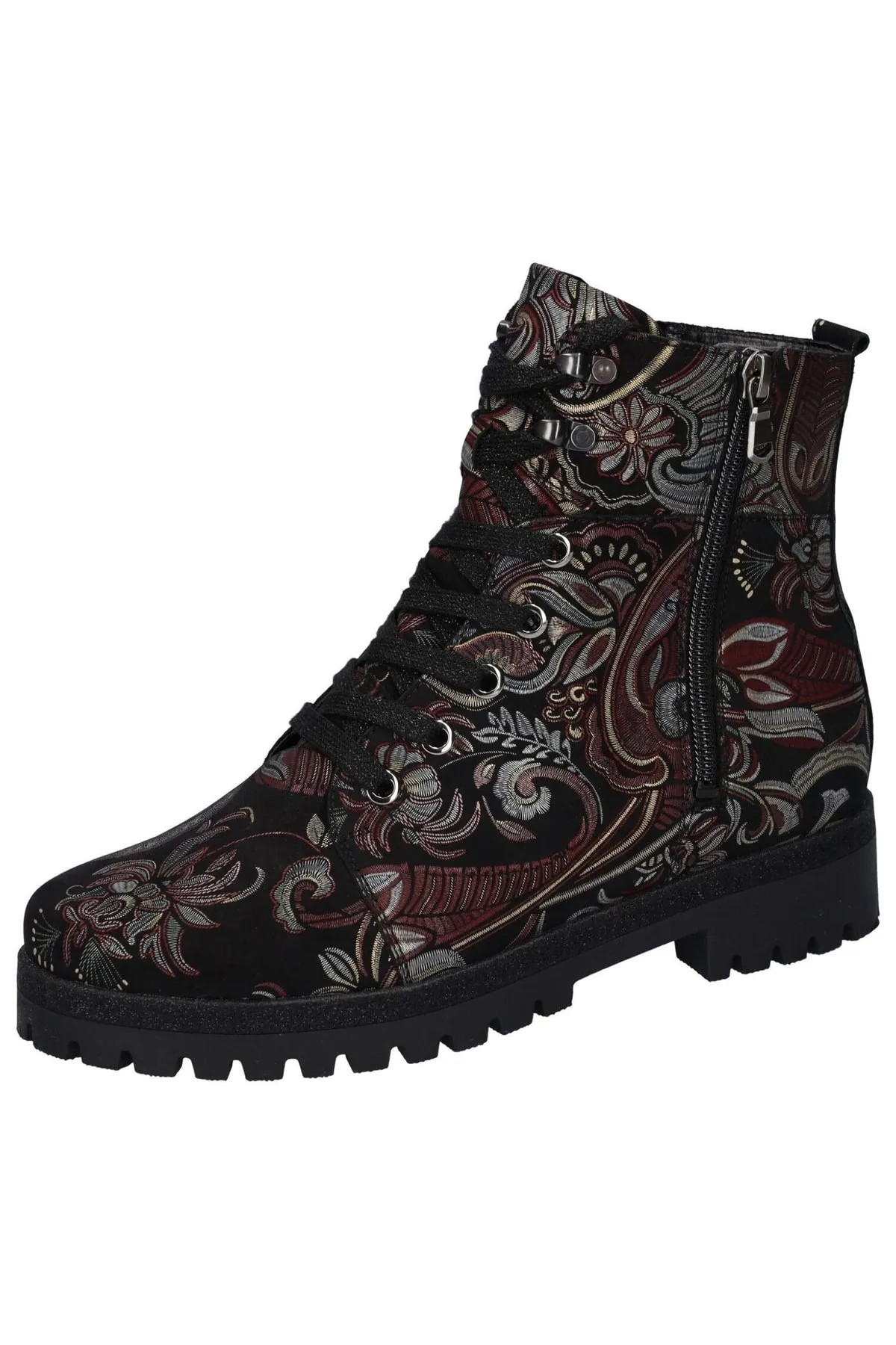 Waldläufer  Stiefelette - Schwarz - Flacher Absatz