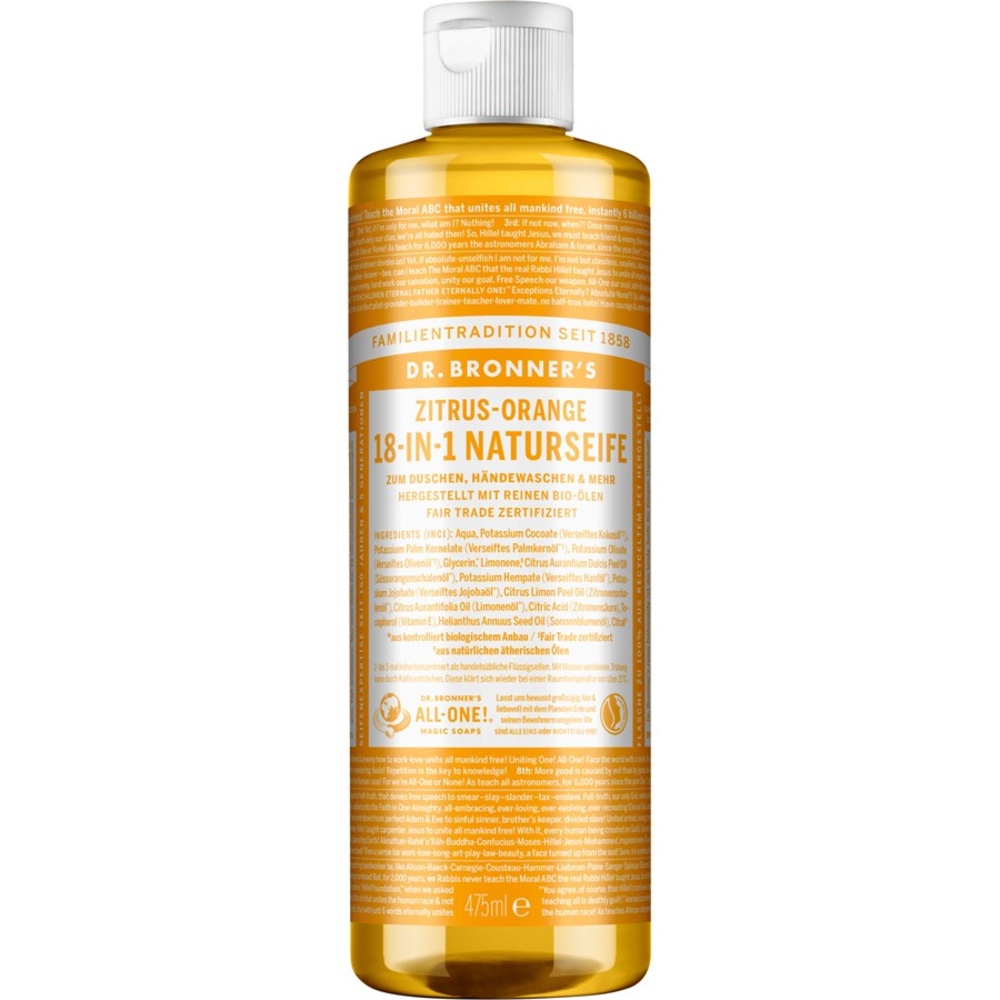 dr. bronners Citrus-Orange 18-in-1 Natural Soap soin du corps