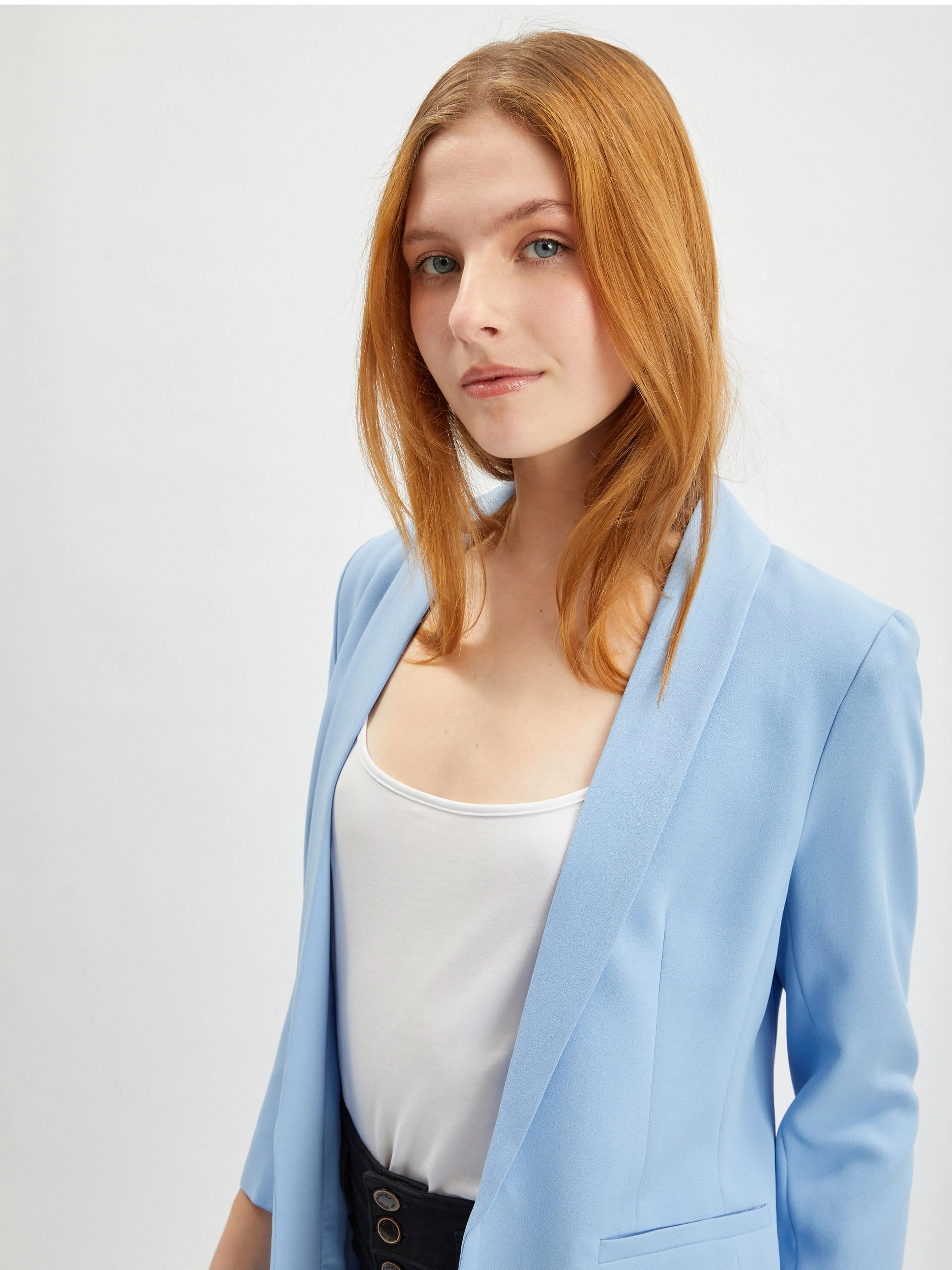 Hellblaue Damenjacke ORSAY