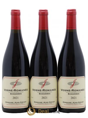 Vosne-Romanée Bossières Jean Grivot  2021 - Lot de 3 Bouteilles