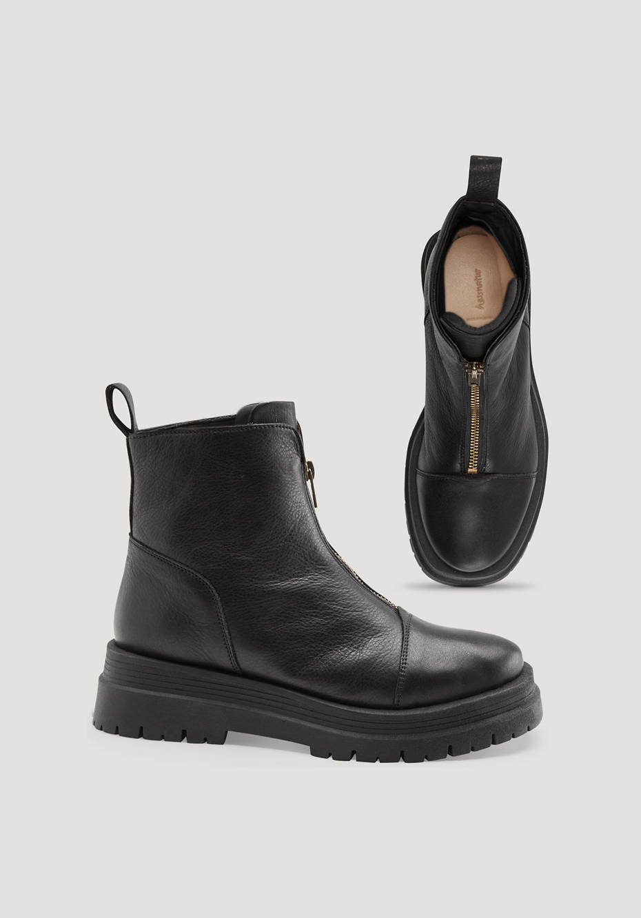 Stiefelette mit Zipper