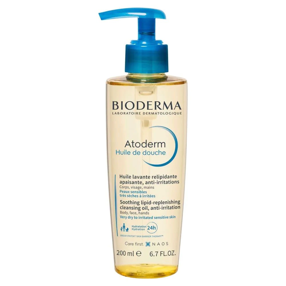 Bioderma Atoderm Huile De Douche drėkinamasis vonios aliejus, 200 ml