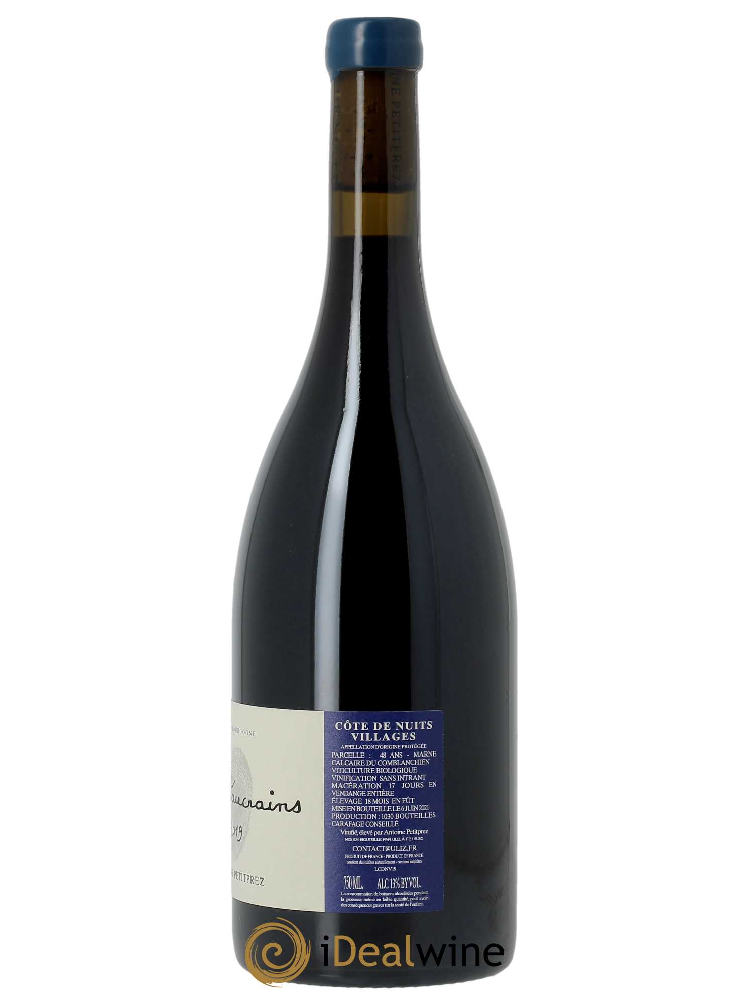 Côte de Nuits-Villages Les Vaucrains Uliz (Domaine)  2019 - Lot de 1 Bouteille