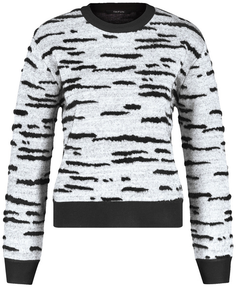 Pullover mit flauschigen Details