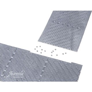 1:87 Flexyway: Pflasterstraße Fischgräte Grau (3)