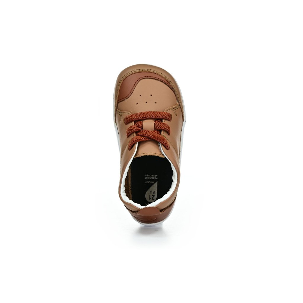 Bobux Sport Caramel-Mocca Bisque Xplorer Barfuß-Lauflernschuhe