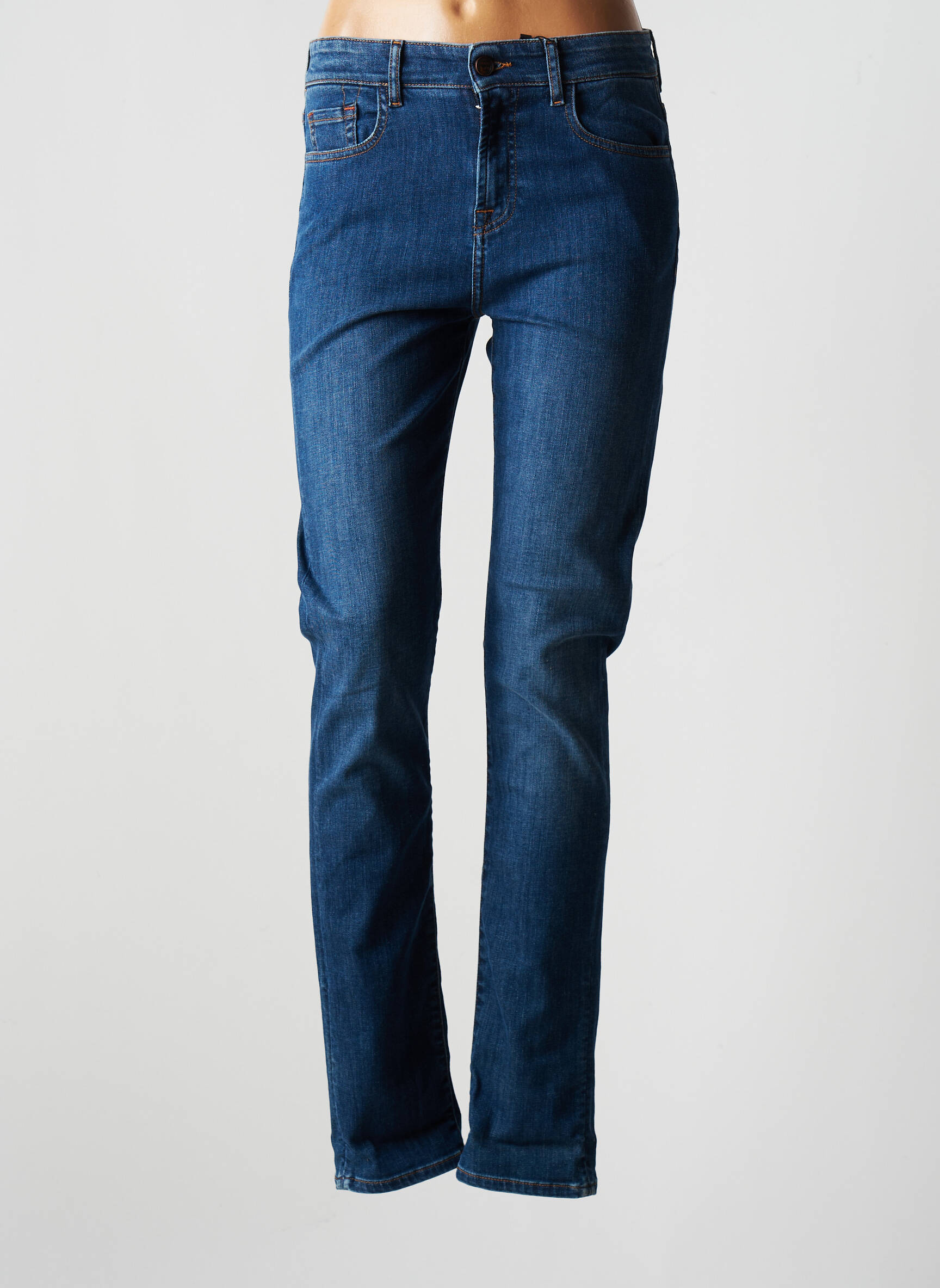 Mayjune Jeans Coupe Slim Femme couleur bleu
