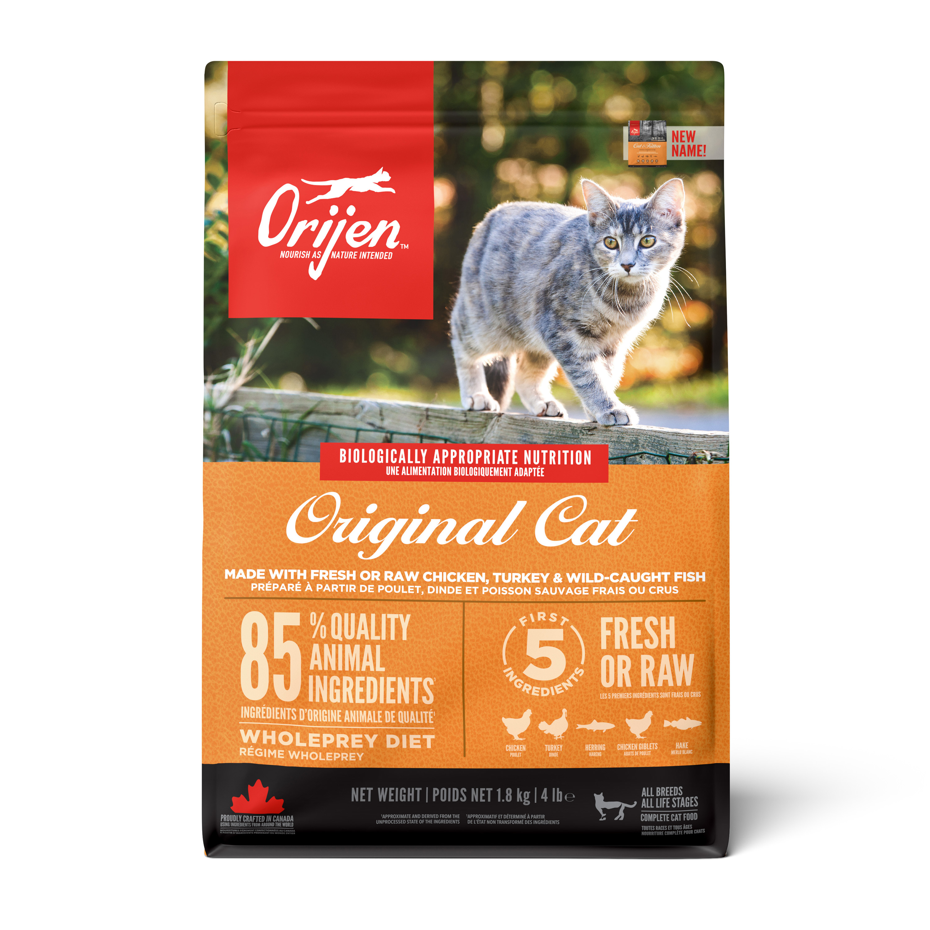 Orijen Trockenfutter Orijen Original Cat 1,8 kg
