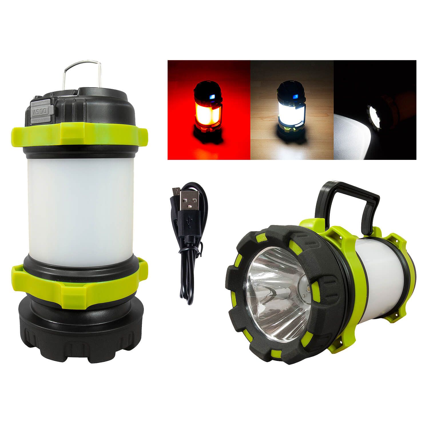 LED-Campinglaterne Spotlight