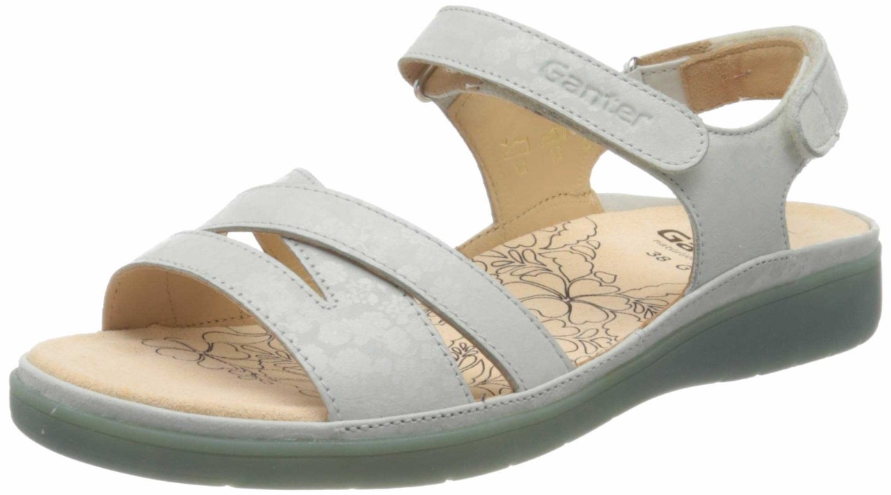 GANTER Komfort Sandalen weiss Gina