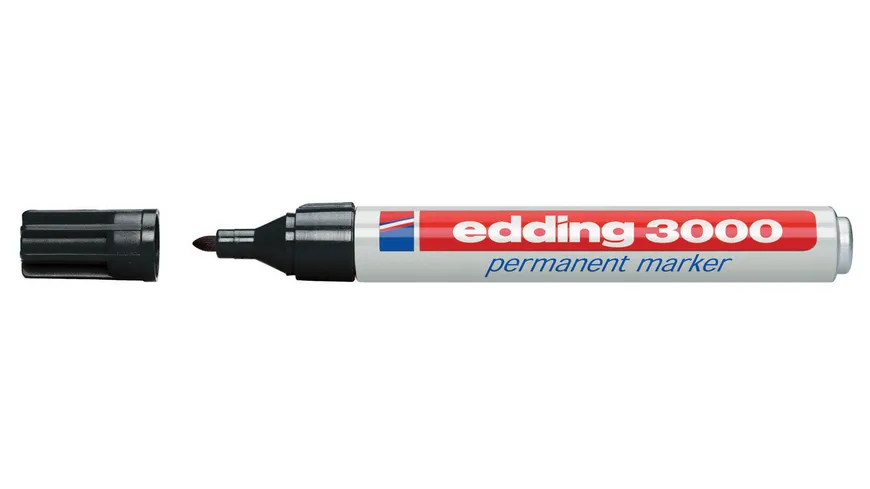 edding Permanentmarker 3000 schwarz