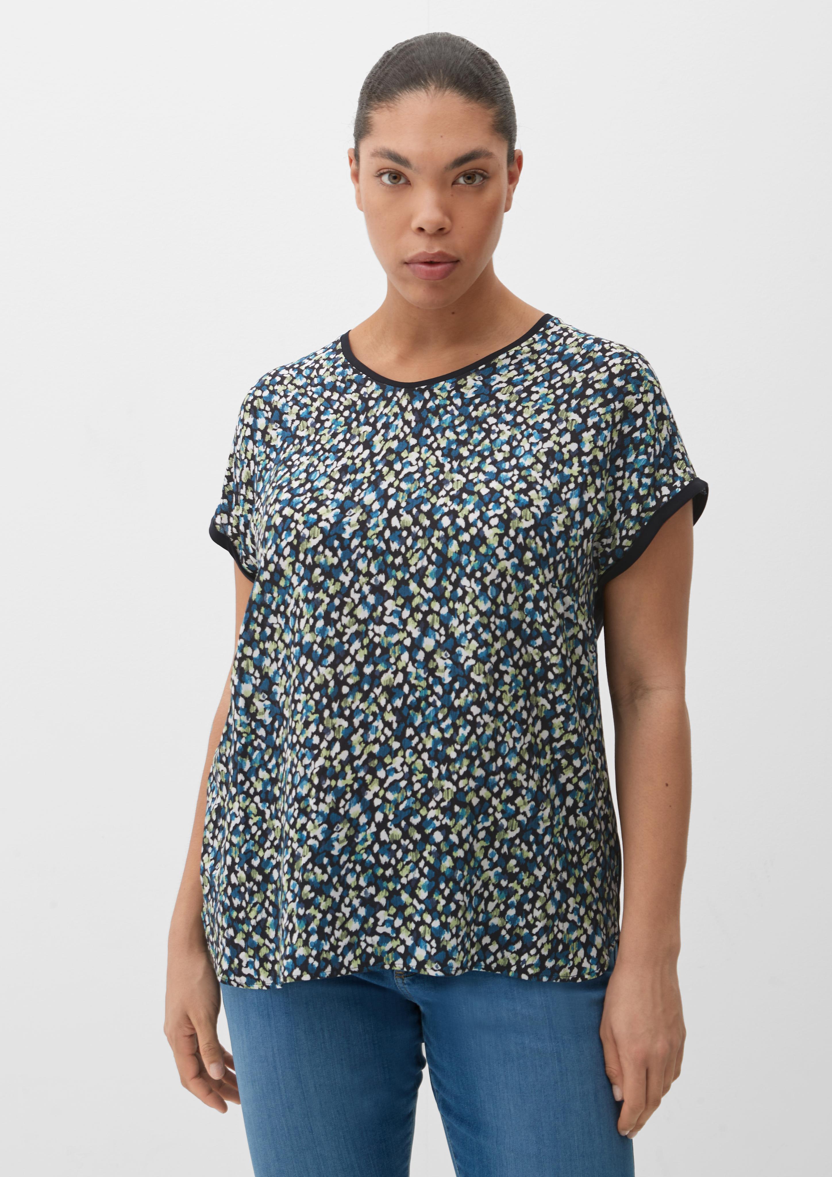 T-Shirt im Materialmix  2129399-59A1