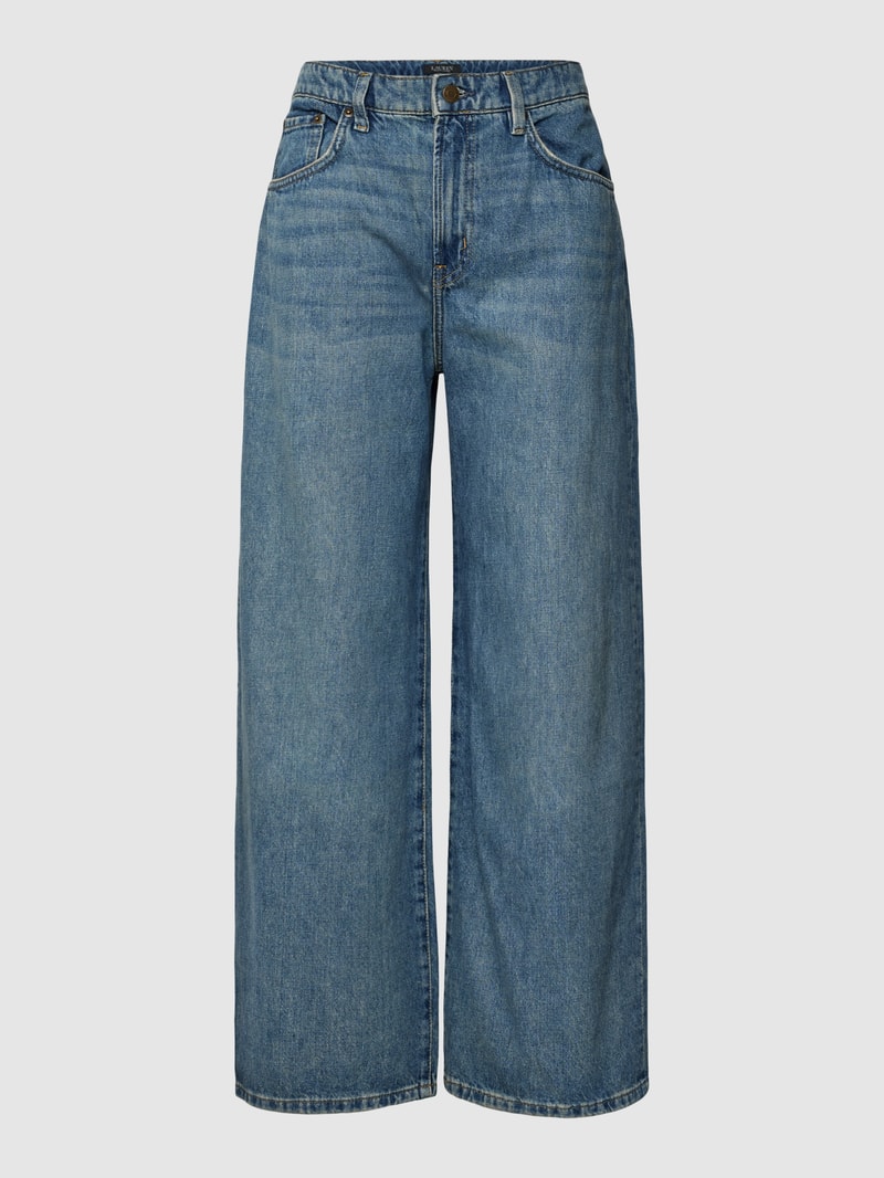 Jeans-Culotte aus reiner Baumwolle in jeans