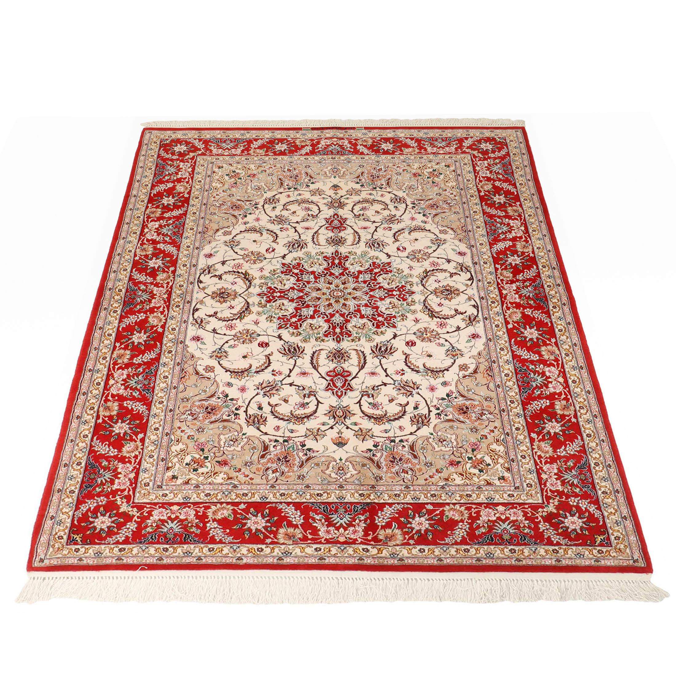 Isfahan Mehrabi auf Seide ca. 131 x 199 cm, Unikat / Einzelstück
