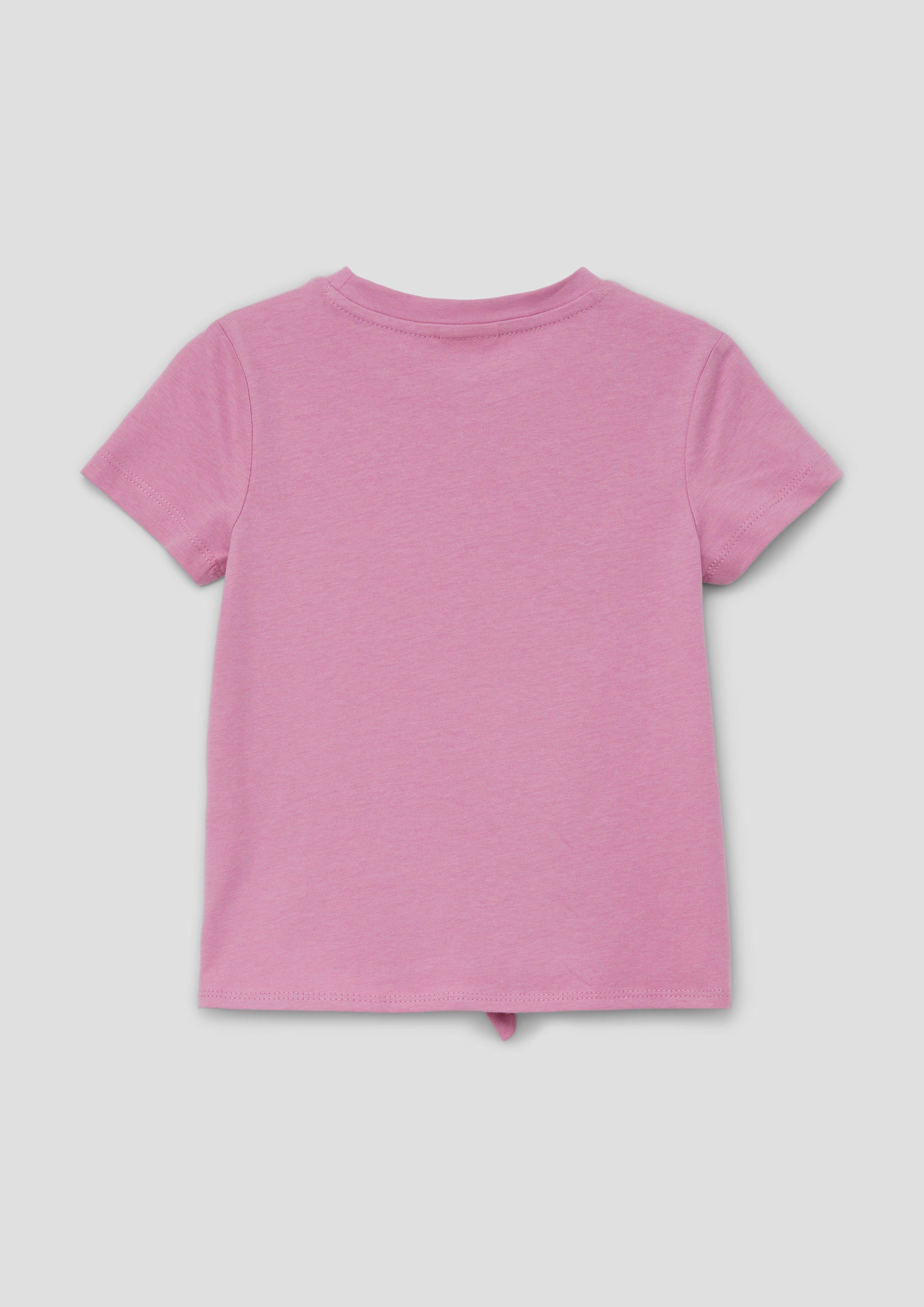 T-Shirt mit Knotendetail  2140016-4410