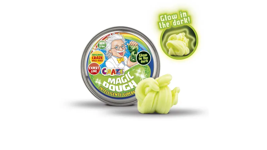 CRAZE - MAGIC DOUGH Dose mit 70gr intelligenter Superknete - Professor 70 g