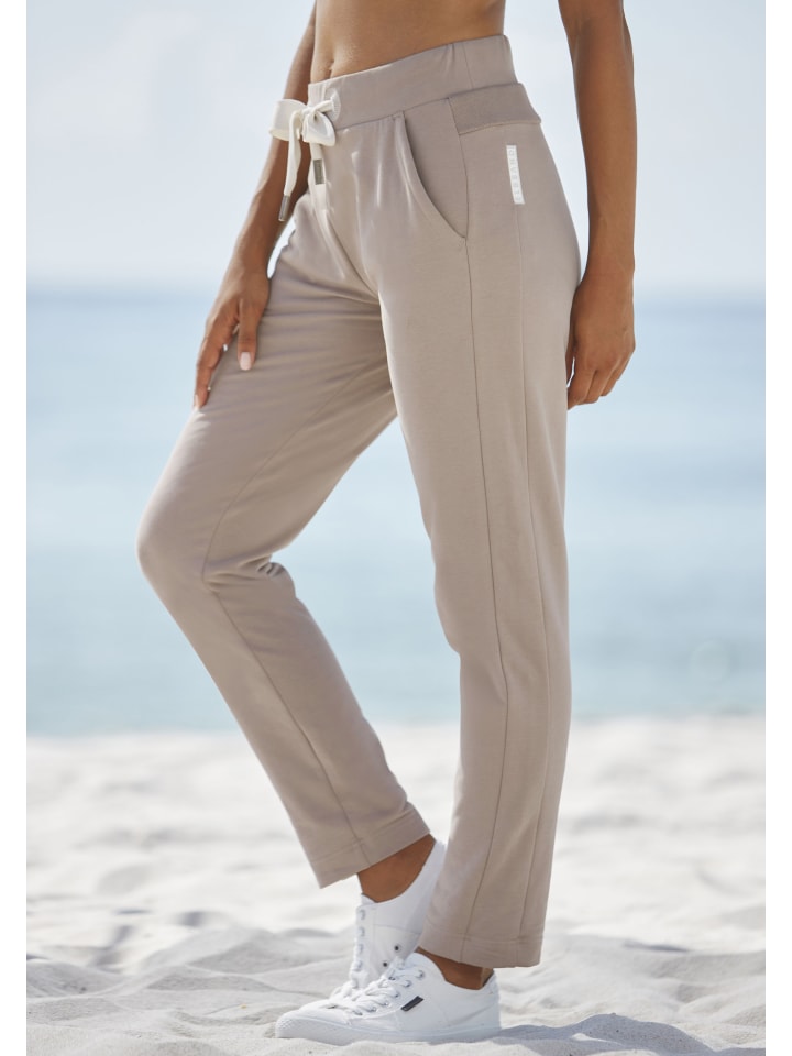ELBSAND Sweathose in taupe günstig kaufen