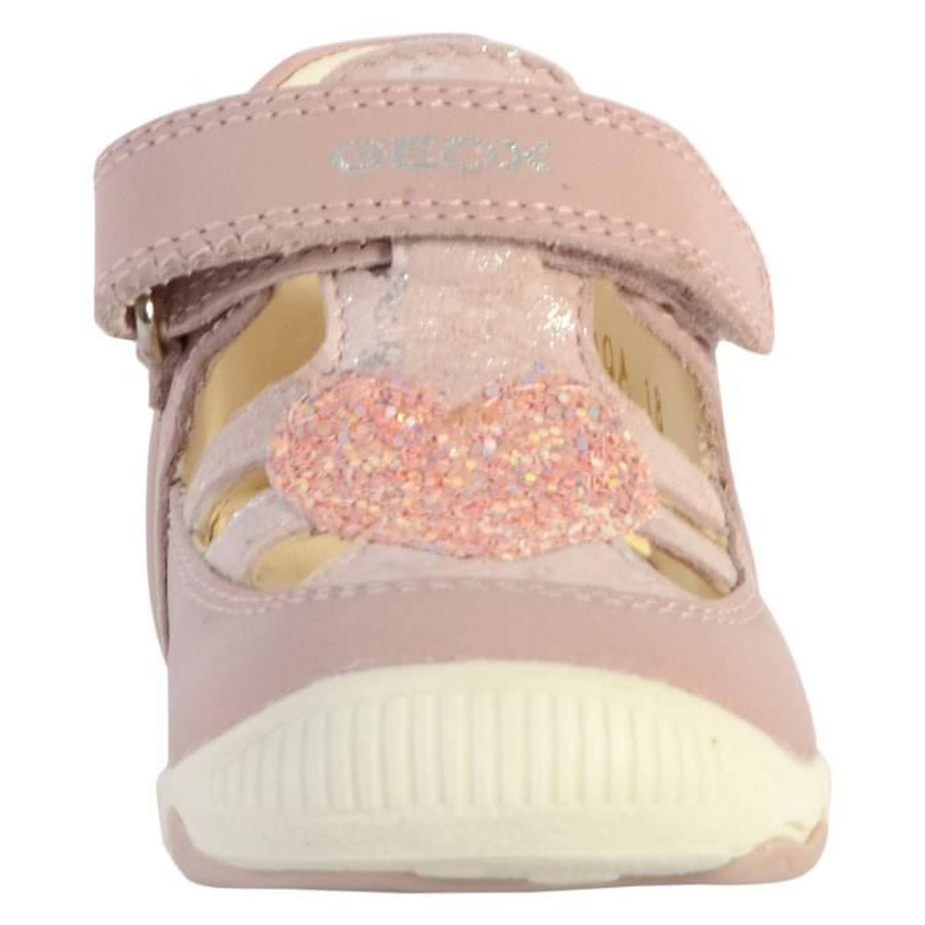 Basket Cuir Bébé Geox Balu rose