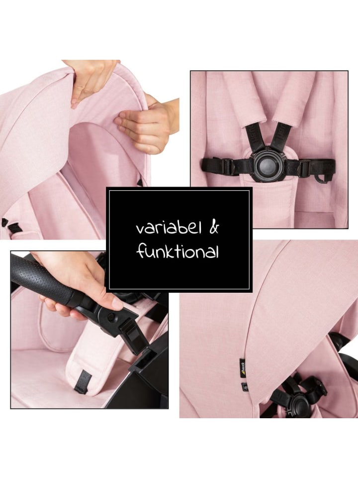 Hauck Sitzeinheit Vision X - Melange Rose in rosa,schwarz günstig kaufen onesize
