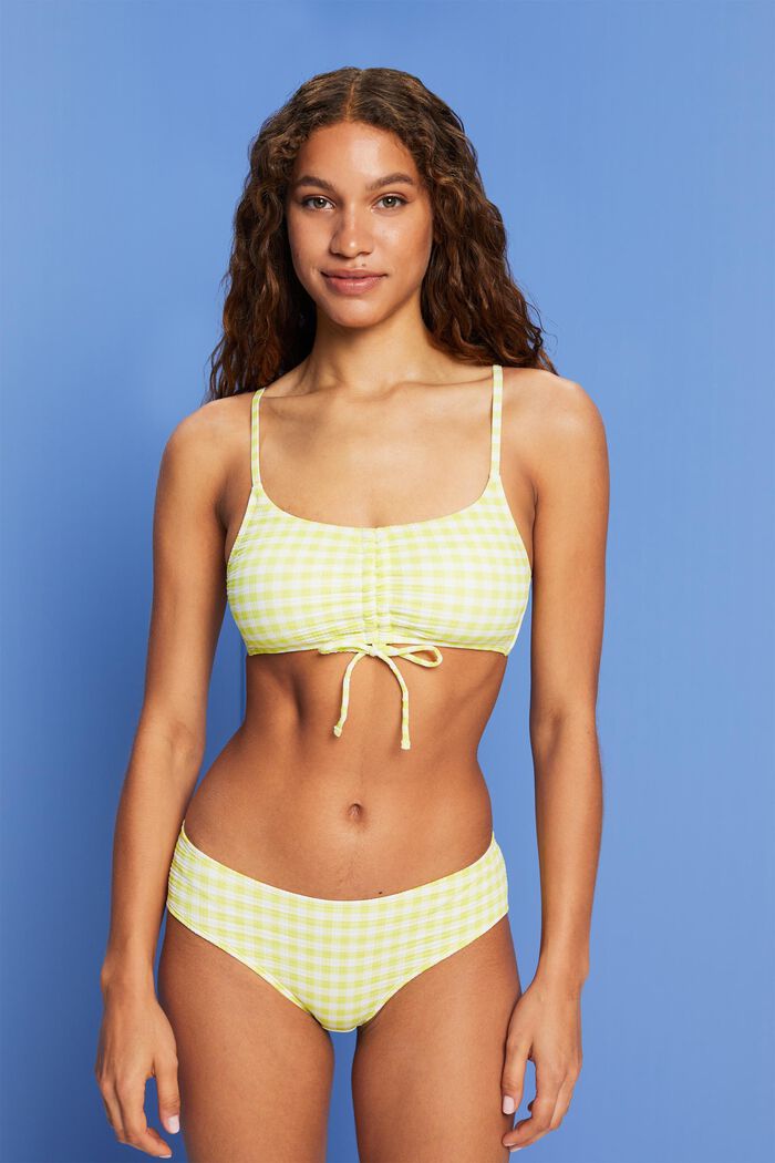 Recycelt: Strukturiertes Bandeau-Bikinitop